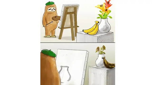 6 Ilustrasi Kalau Kukang Jadi Manusia Ini Sukses Bikin Geregetan