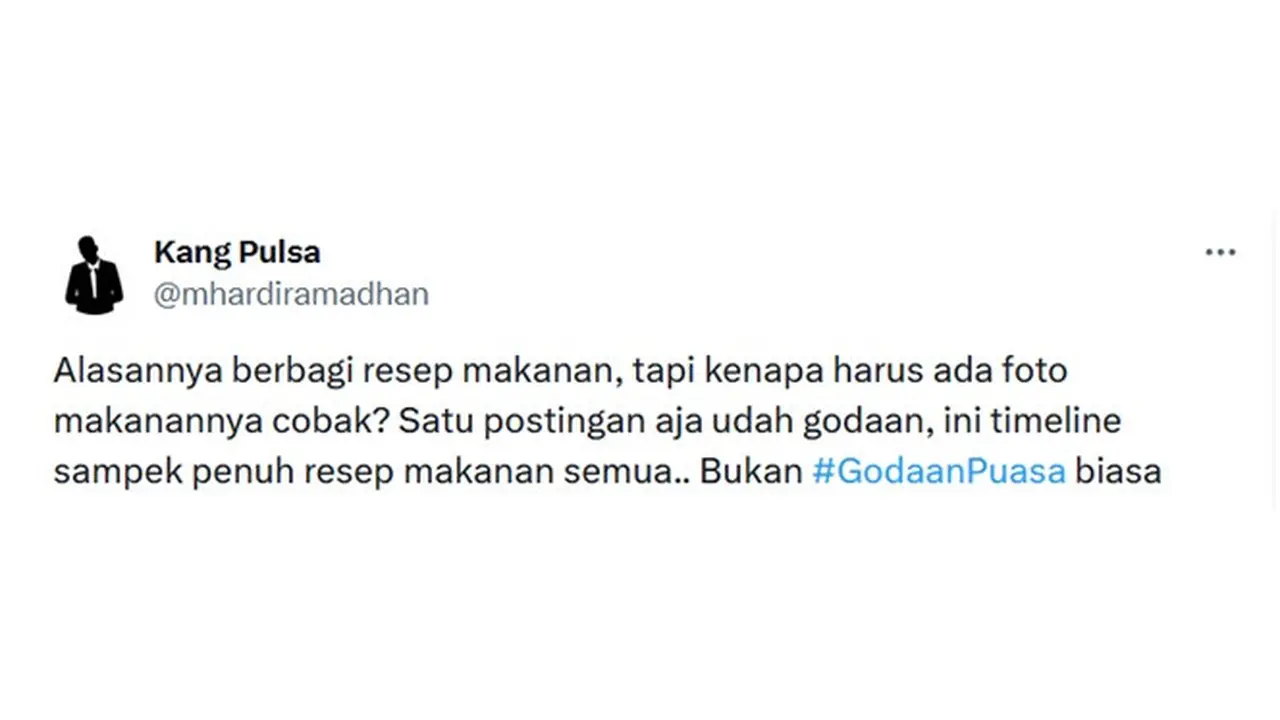 6 Cerita Netizen Godaan Puasa di Waktu Sore Ini Bikin Ngakak