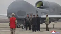 Kim Jong Un Awasi Uji Coba Drone AI Korea Utara, Ancaman Baru?