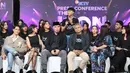 Ini menjadi bukti keseriusan SCTV menggarap ajang pencarian bakat tersebut. Tampak dalam foto, salah satu peserta terpilih The Icon Indonesia berdiri memperkenalkan diri saat peluncuran ajang pencarian bakat The Icon Indonesia di SCTV Tower, Jakarta, Senin (6/4/2026). (Kapanlagi/Budy Santoso)