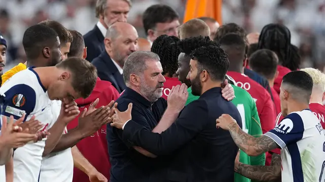 Ange Postecoglu dan Ruben Amorim