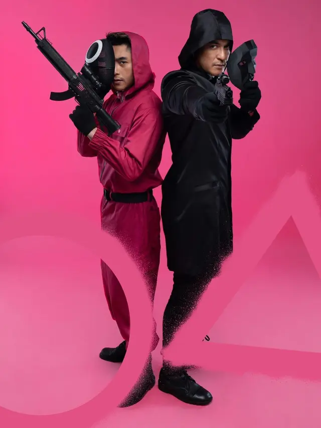 6 Pemotretan Seleb Berdandan Ala Pemain Squid Game, Adhisty Zara Mirip Banget