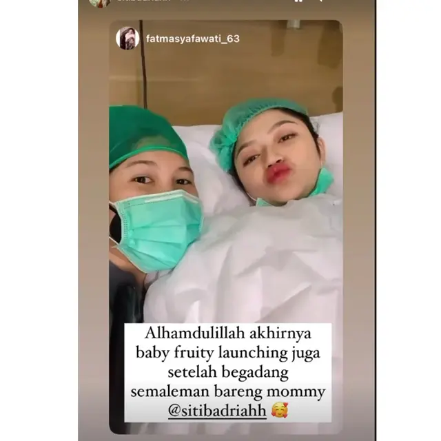 6 Momen Detik-detik Siti Badriah Melahirkan Anak Pertama