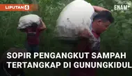 Beredar video viral terkait penangkapan sopir yang buang sampah sembarangan. Peristiwa ini terjadi di jalan arah Panggang, Gunungkidul. Minggu (12/5/2024)