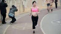 Xu Yunyun Tetap Ikut Lari Marathon Meski Hamil Tua