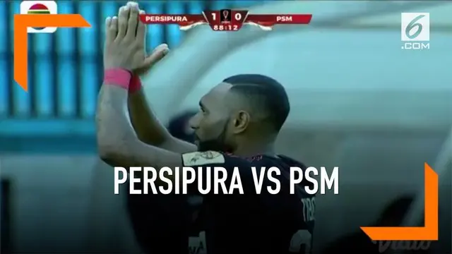 VIDEO: Persipura Menang Tipis 1-0 Atas PSM Makassar