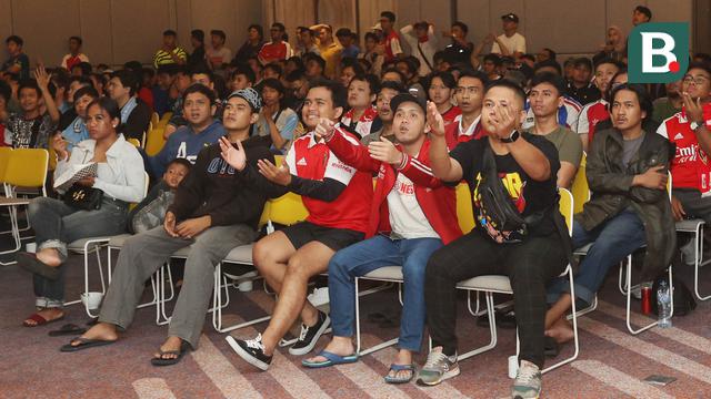 Foto: Akurnya Fans Manchester City dan Arsenal Saat Acara Roaring Night, Legowo Tim Kesayangan Berbagi Poin
