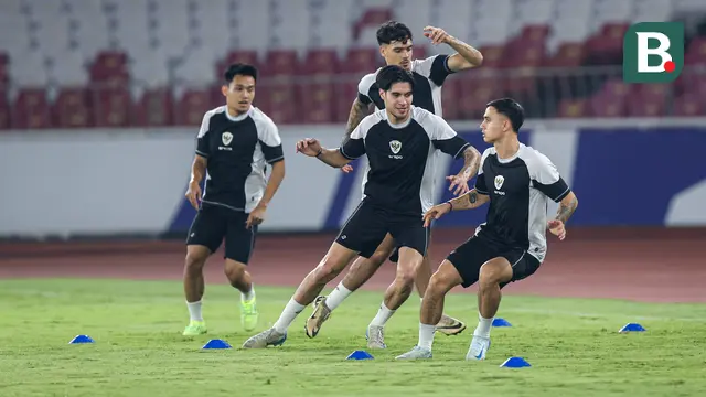 Foto: Persiapan Terakhir Timnas Indonesia Jelang Laga Berat Melawan Jepang di Kualifikasi Piala Dunia 2026