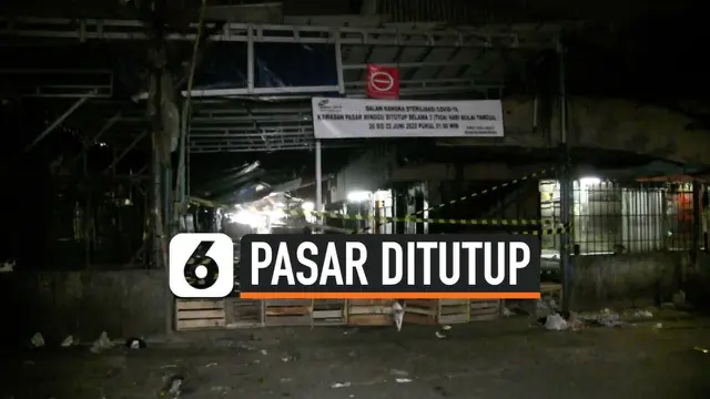 VIDEO: Pedagang Positif Covid-19 Pasar Minggu Ditutup