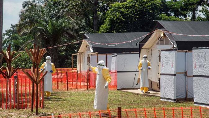 Penanganan wabah Ebola di Republik Demokratik Kongo (AFP/Jiji)