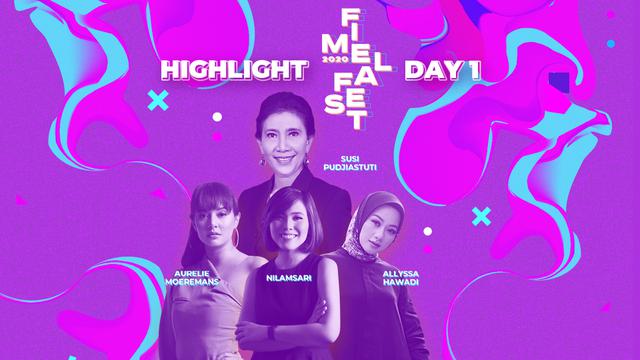 Semarak FIMELA FEST 2020 Bareng Ibu Susi Pudjiastuti, Aurelie Moeremans dan Budi Doremi