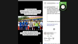Cek Fakta: Hoaks Tautan Pendaftaran Program E-Toll Gratis dari Jasa Marga