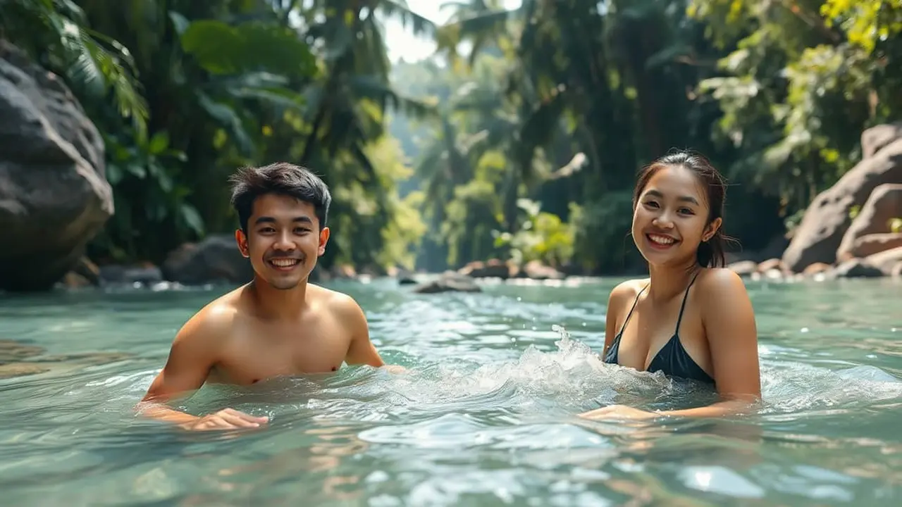 mimpi mandi di sungai bersama teman