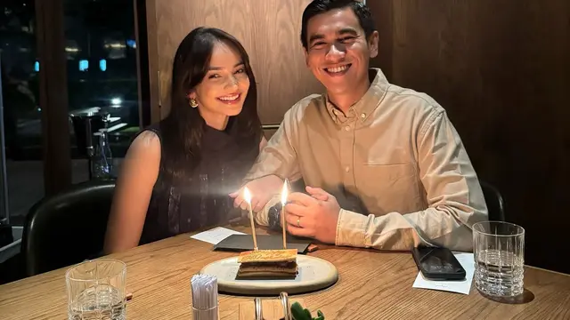 Dinner romantis Enzy Storia saat Rayakan Ulang Tahun Suami. [@enzystoria]