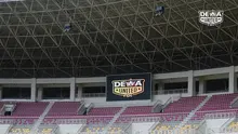 Dewa United FC berlatih di Banten International Stadium. (Dok. Instagram/Dewa United)