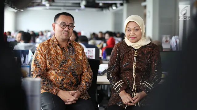 Pasangan calon Gubernur dan Wakil Gubernur Jawa Tengah Sudirman Said dan Ida Fauziah