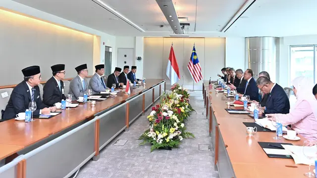 Presiden Prabowo Subianto bertemu Perdana Menteri (PM) Malaysia Anwar Ibrahim  di Kuala Lumpur, Malaysia pada Senin, 27 Januari 2025. (Foto: Istimewa)