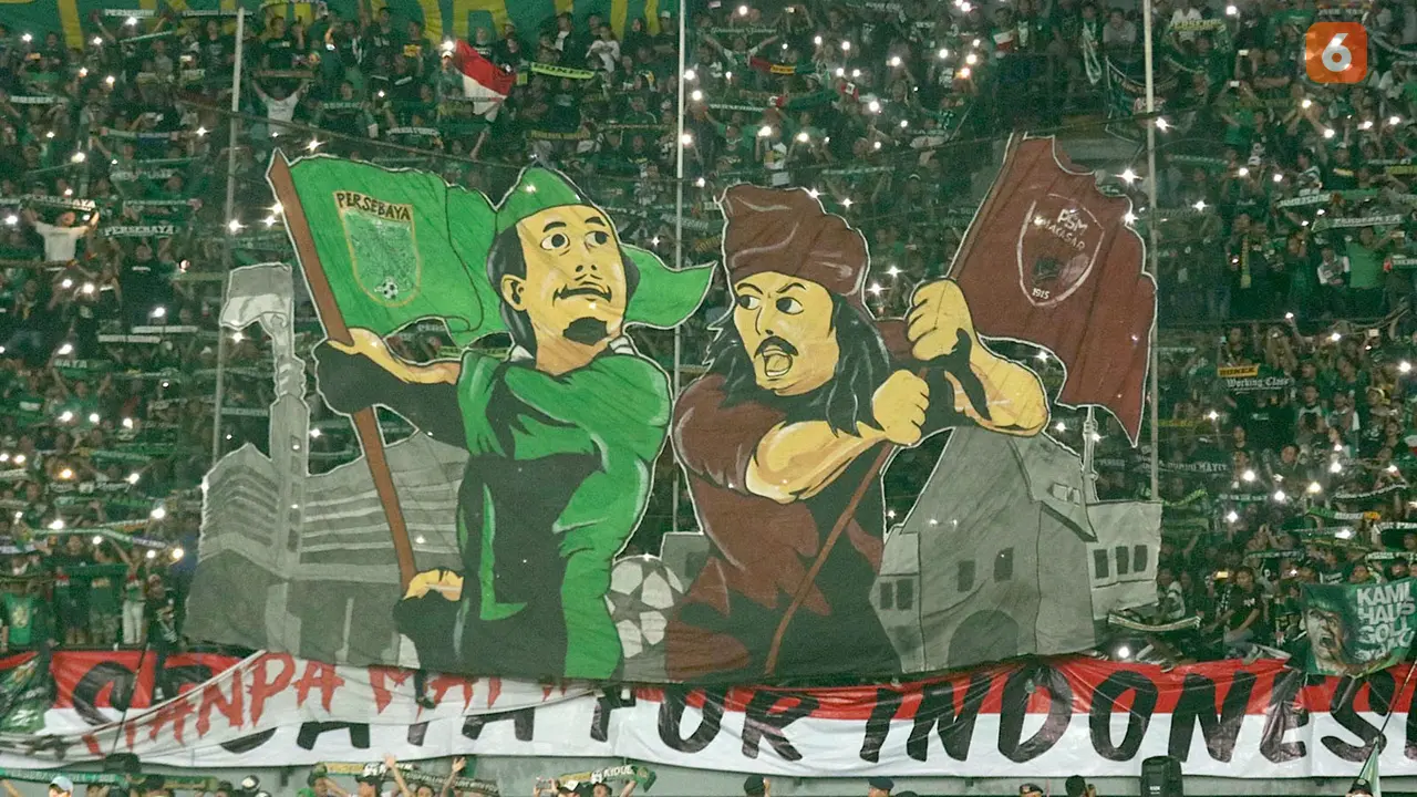 Ilustrasi relasi Suporter PSM dan Persebaya