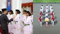 Paskibraka 17 Agustus asal Papua Pegunungan yang Didapuk Menjadi Pembawa Baki Paskibraka Nasional 2023, Lilly Indiani Suparman Wenda atau Lilly Wenda, Harus Menghadapi Tragedi Sepatu Copot. (Foto: Dokumentasi Kepresidenan)