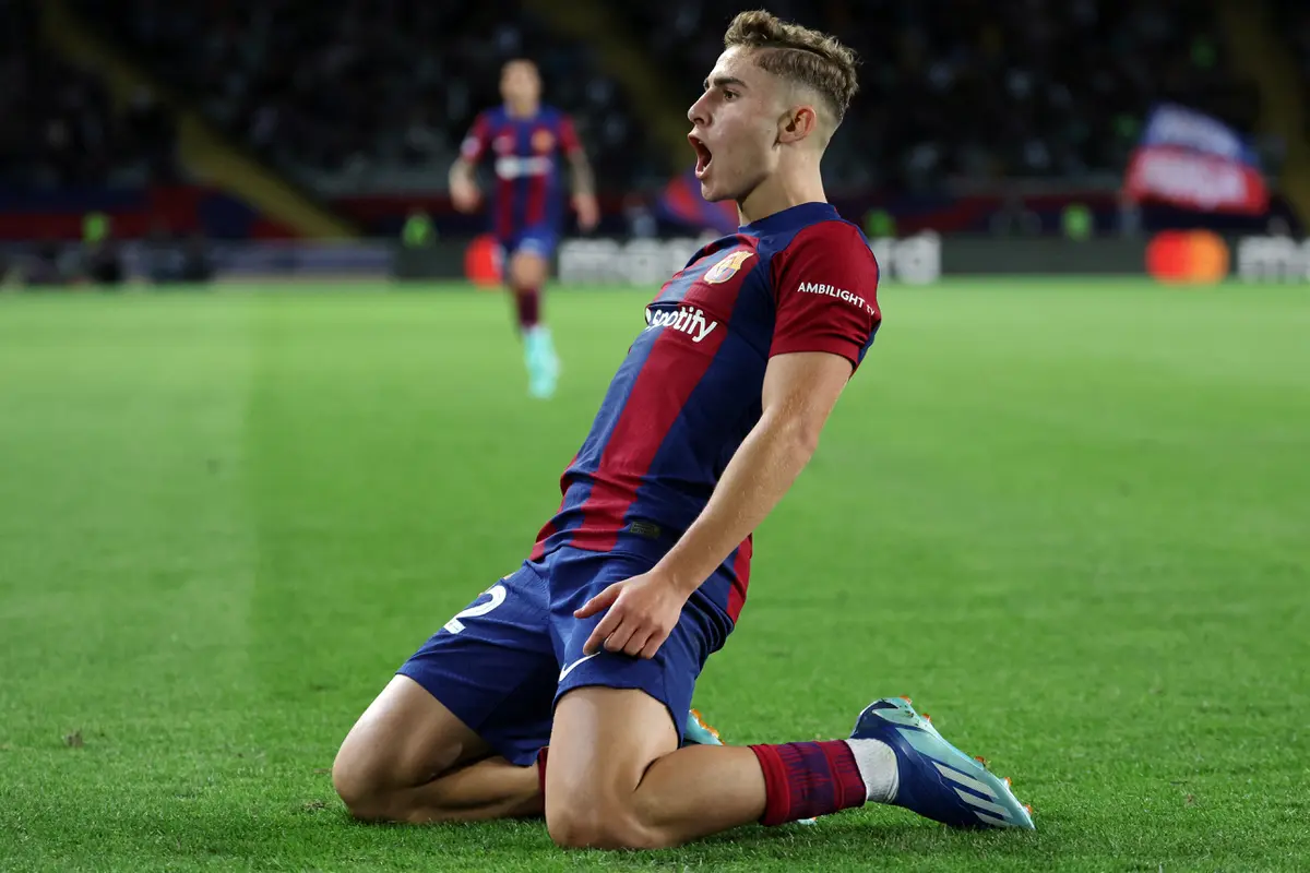 Fermin Lopez - Barcelona - Liga Champions