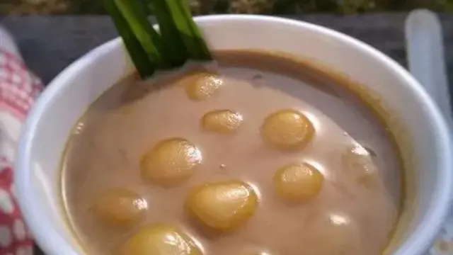 Resep bubur hintalu karuang. (dok. Cookpad @nathasya_kitchen)