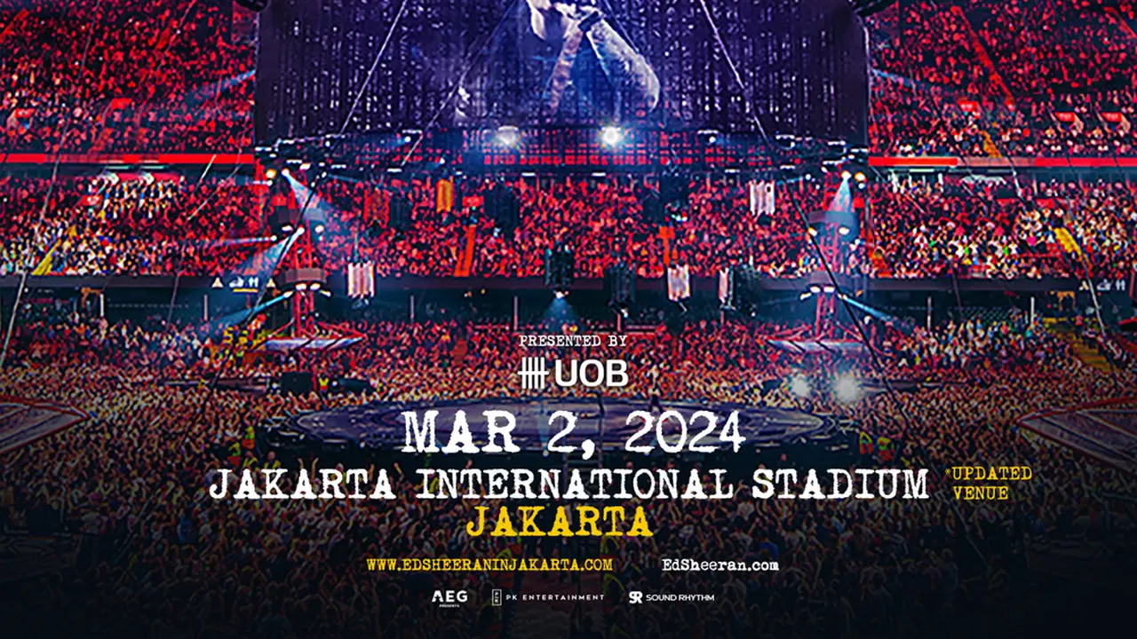 Konser Ed Sheeran di Jakarta. (ist)