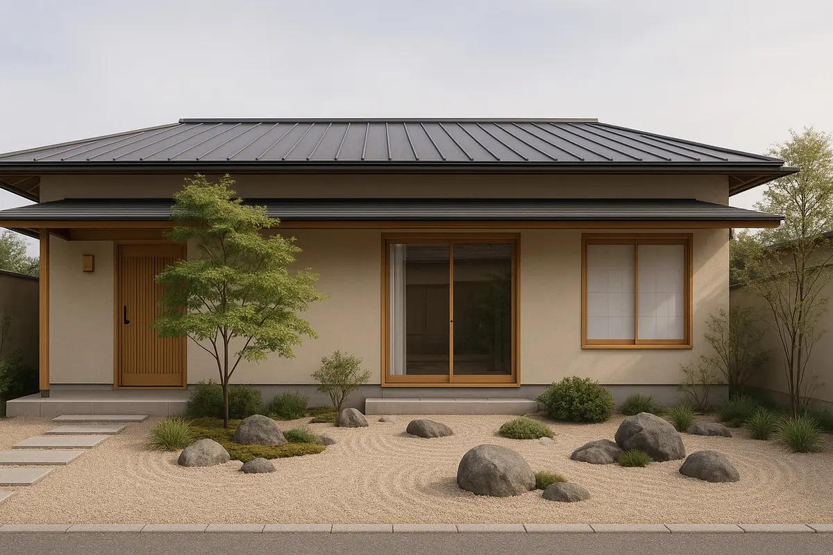 7 Desain Rumah Minimalis Gaya Jepang Modern 1 Lantai yang Simpel, Estetik dan Menenangkan