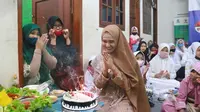 Rayakan Ultah Bareng Anak-Anak Tidak Mampu, Mechalika Tetap Jalani Protokol Kesehatan