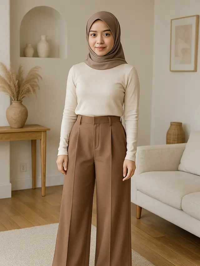 7 Tips Memakai Celana Kulot untuk Wanita Tinggi 150an, Tetap Stylish Tanpa Terlihat Tenggelam