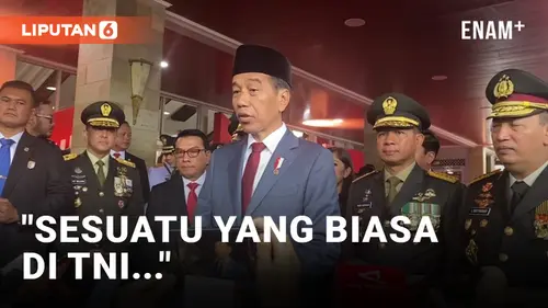 VIDEO: Jokowi Bantah Pemberian Bintang Empat Prabowo Unsur Politik
