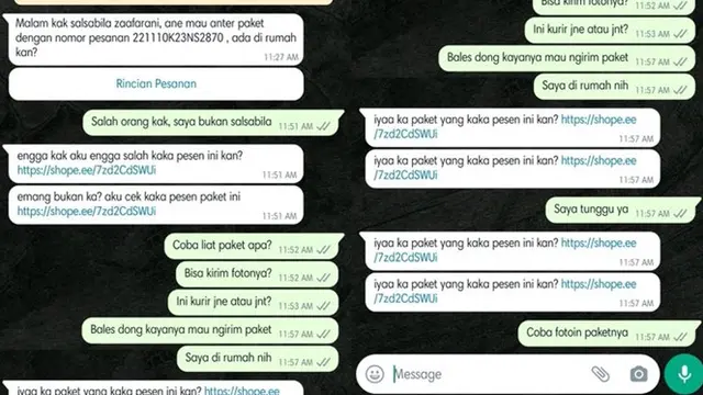6 Potret Modus Penipuan Terbaru Menyamar Jadi Kurir, Jangan Klik Link Resi