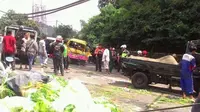 Kecelakaan maut di jalur Puncak mengakibatkan 10 orang meninggal di lokasi kejadian. (Liputan6.com/Achmad Sudarno)