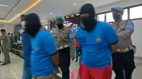2 Pria asal Lampung mencuri 14 motor di Bogor dalam sebulan. (Liputan6.com/Achmad Sudarno)