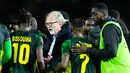 Di babak perempat final, Mali akan menghadapi lawan berat, juara Afcon 2021 Senegal, di Tangier pada Jumat. (AP Photo/Themba Hadebe)