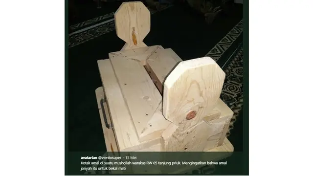 4 Desain Kotak Amal Ini Punya Bentuk Unik, Ingatkan Akhirat