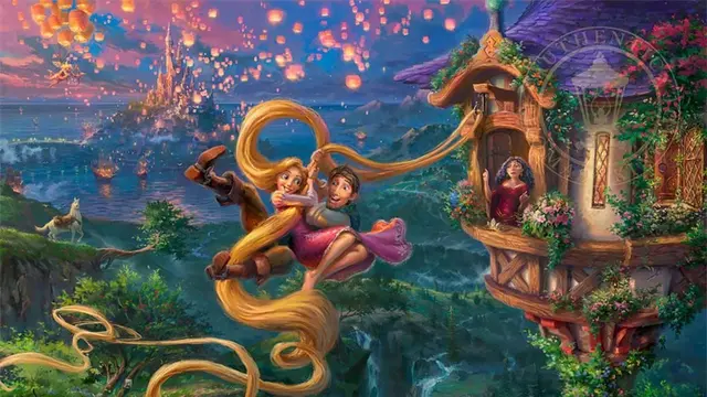 Seperti dalam Film, 7 Potret Lukisan Disney Ini Terlihat Sempurna