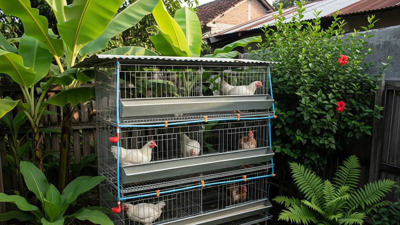 Cara Membuat Kandang Ayam Baterai untuk Ayam Petelur, Panduan yang Efisien