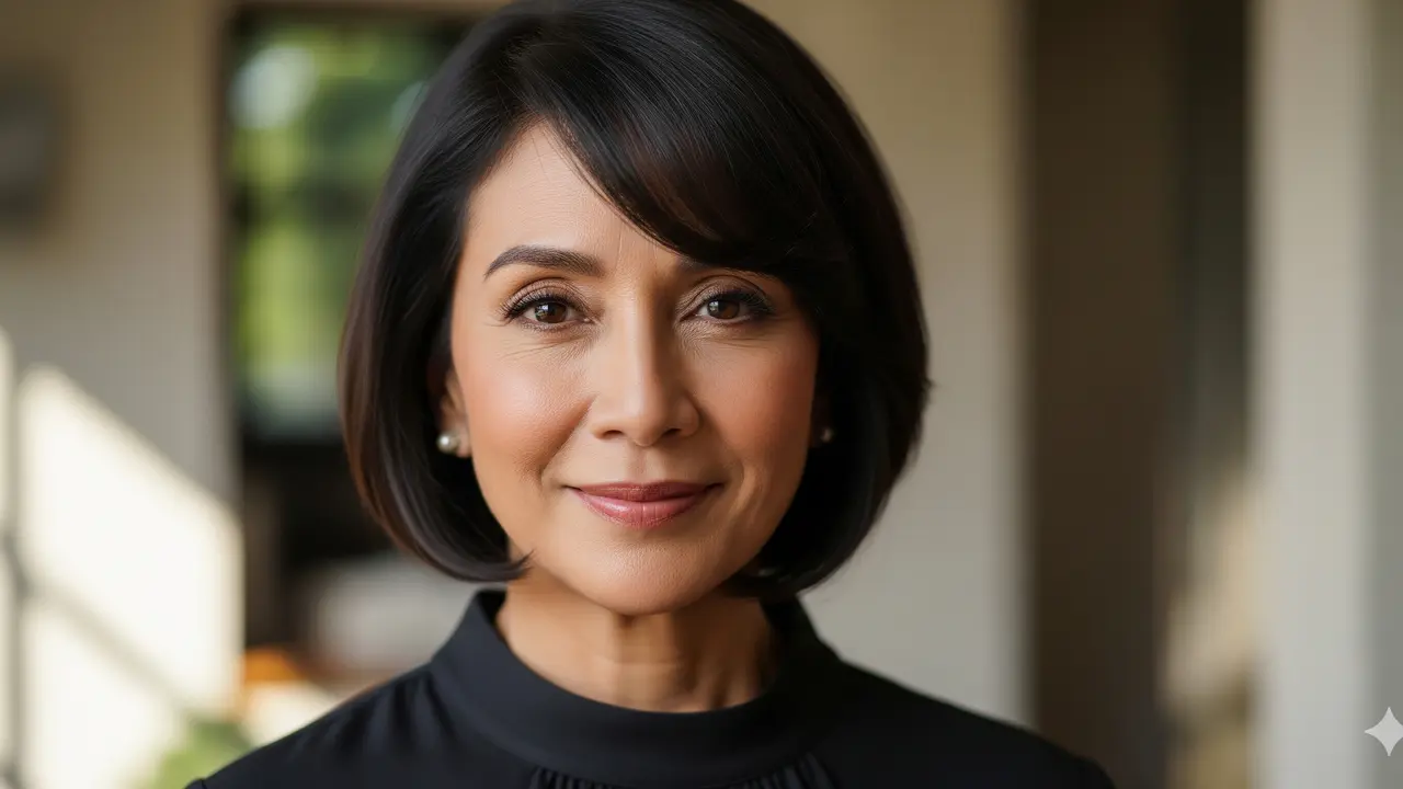 Tren Rambut Pendek Ibu-Ibu 2025 (Foto: Gemini AI)