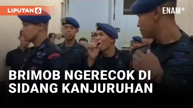 Sejumlah Anggota Brimob Berulah Jelang Sidang Tragedi Kanjuruhan