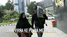 Lyra Virna memenuhi panggilan Polda Metro Jaya setelah ditetapkan sebagai tersangka kasus dugaan pencemaran nama baik
