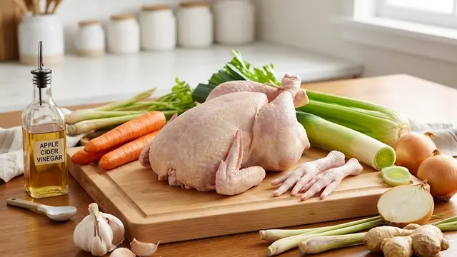 Cara Membuat Kaldu Ayam Kampung yang Gurih