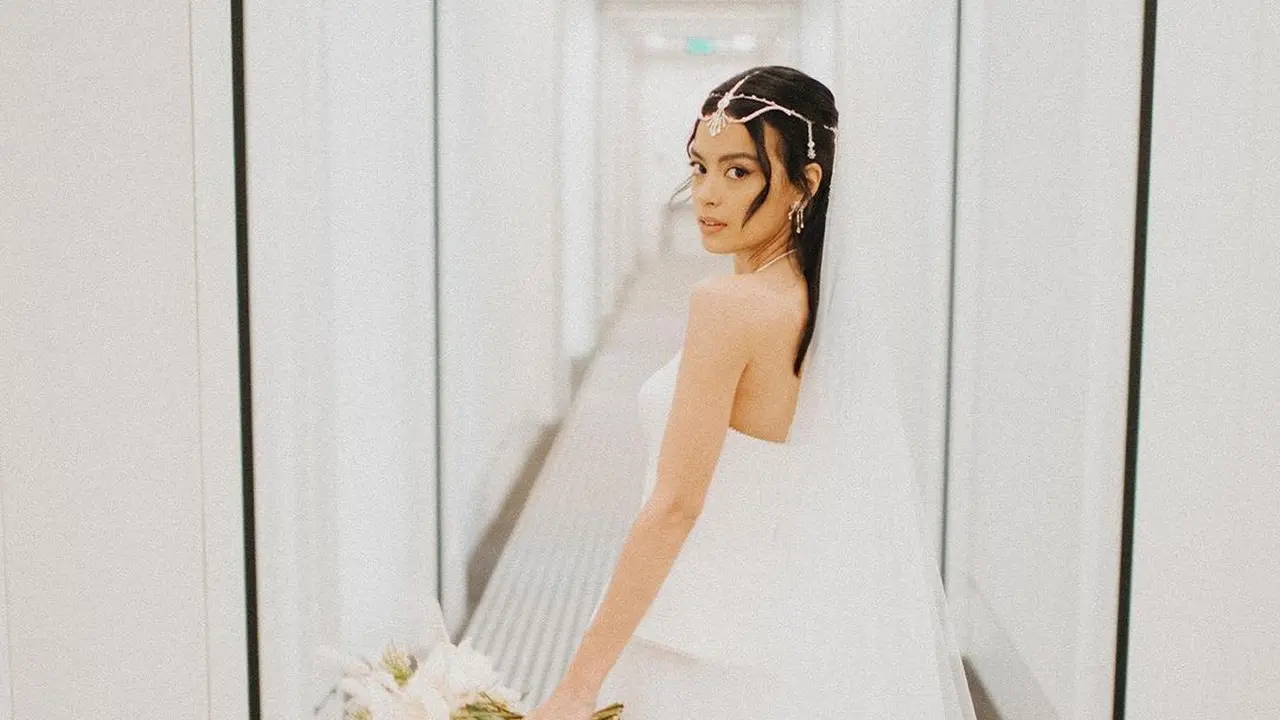 Eva Celia Menikah. (instagram.com/thebridestory)