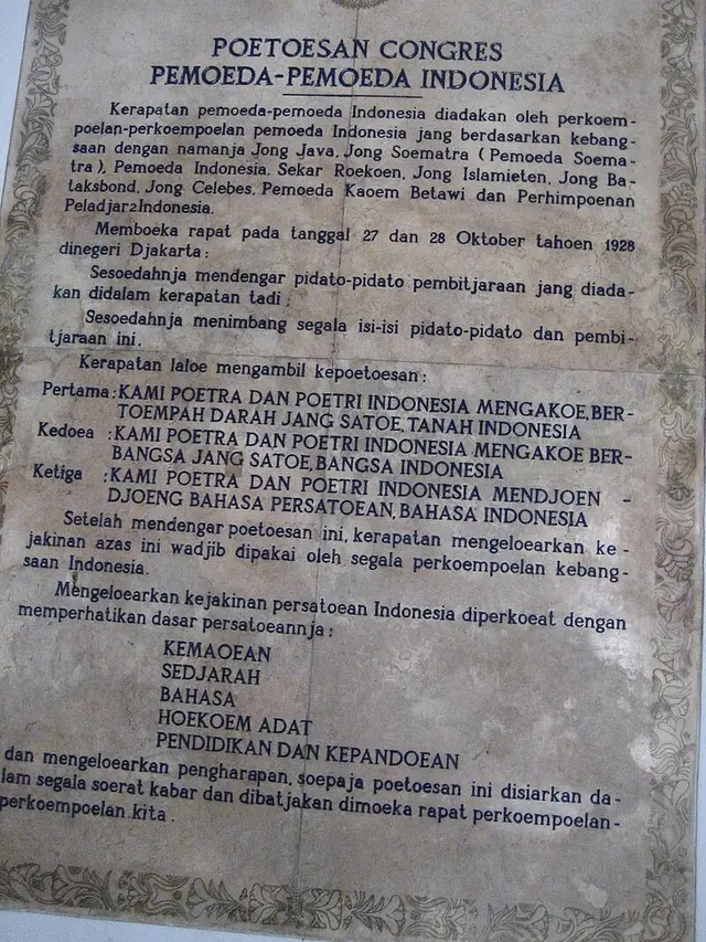 Teks sumpah pemuda