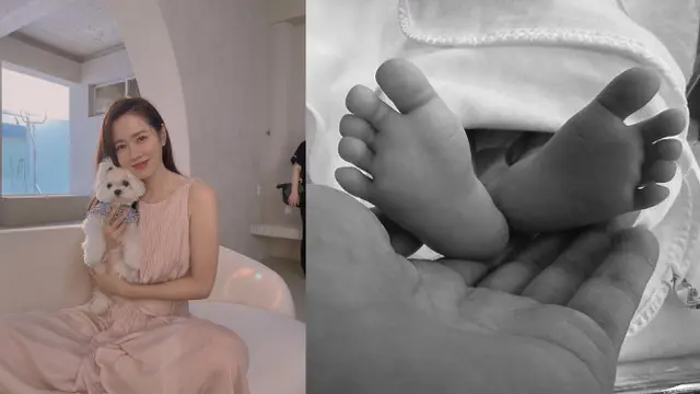 Son Ye Jin Rilis Foto Kaki Sang Anak dan Berikan Ucapan Natal 2022