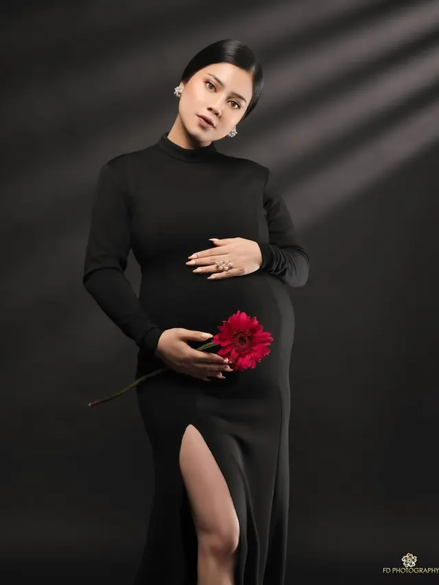 6 Transformasi Perubahan Wajah Felicya Angelista saat Hamil Tua
