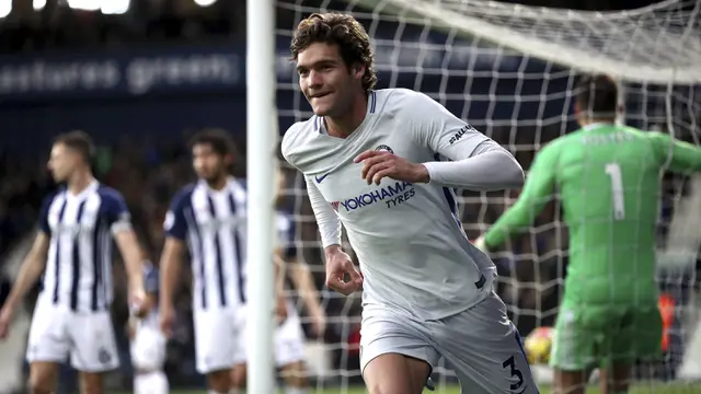 FOTO: Eden Hazard 2 Gol, Chelsea Permalukan West Bromwich