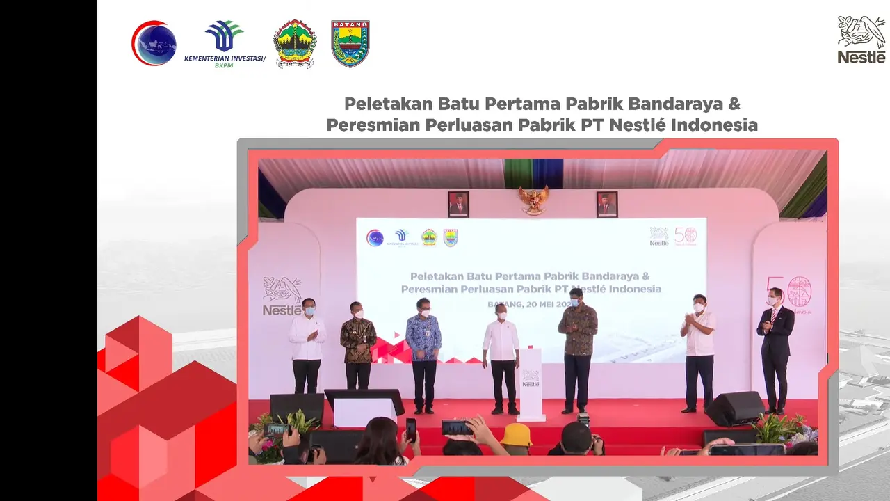 PT Nestle Indonesia akan membangun Pabrik Nestle Bandaraya di Batang Jawa Tengah