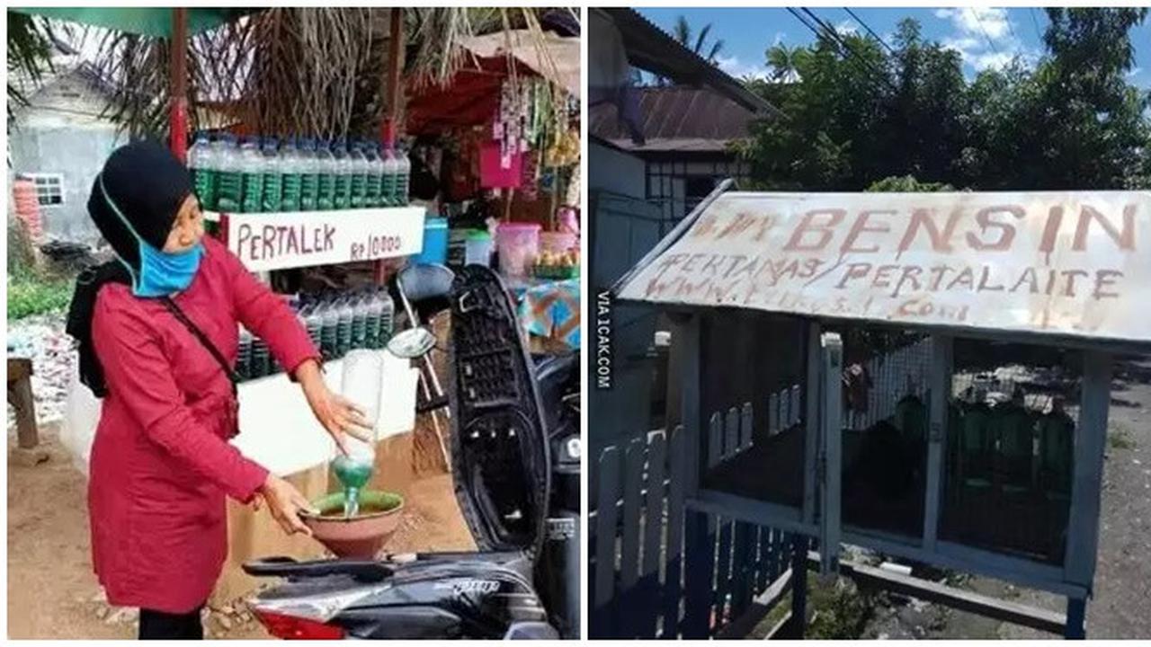 6 Potret Tulisan Bensin Pertalite dan Pertamax Nyeleneh, Bikin Tepuk Jidat