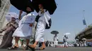Jemaah haji akan menghabiskan Hari Tarwiyah pada Jumat, 8 Dzulhijjah 1445 H. (AP Photo/Rafiq Maqbool)