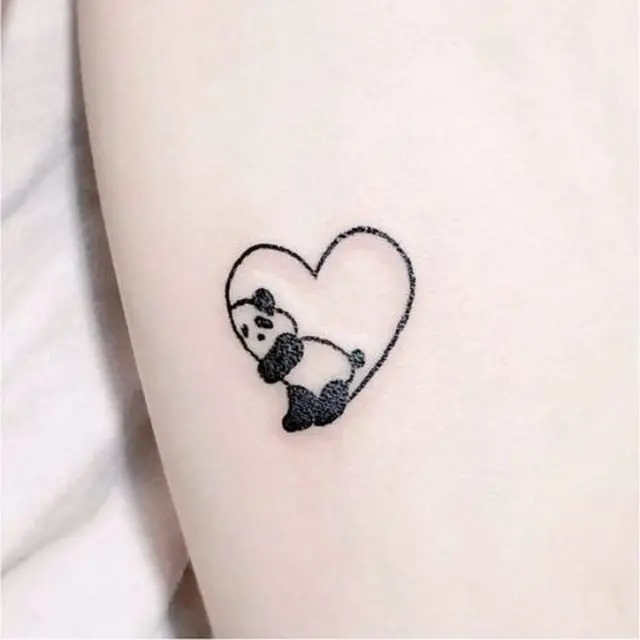 6 Tato Bentuk Panda Ini Unik Banget, Ada yang Bikin Ngakak